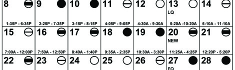 March 2015 fishing and hunting tide calendar with daily tide icons.