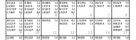 June 2013 calendar with detailed daily schedules and appointments.