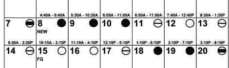 Fishing and hunting tide schedule for February 2016 with best times marked.