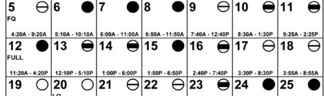 March 2017 fishing and hunting calendar with daily ratings and moon phases.