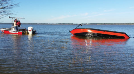 CAPSIZED ON SAM RAYBURN