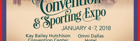 Poster for the 2018 Legend Convention & Sporting Expo with dates and venue details.