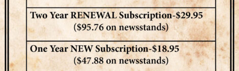 Subscription pricing chart showing different plans and savings on newsstands.