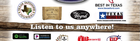 Advertisement showcasing Ford as the best in Texas with radio station logos.